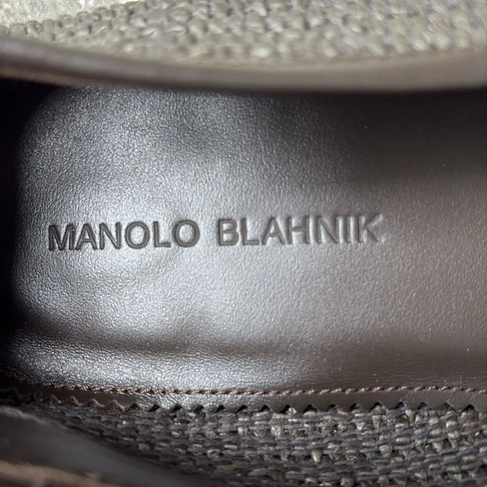 Manolo Blahnik Pitakara slip ons